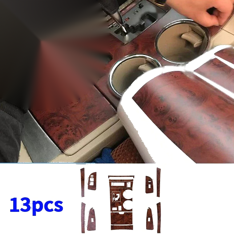 Toyota Highlander Wood Grain Interior Stickers Trim Decals (2008–2013)
