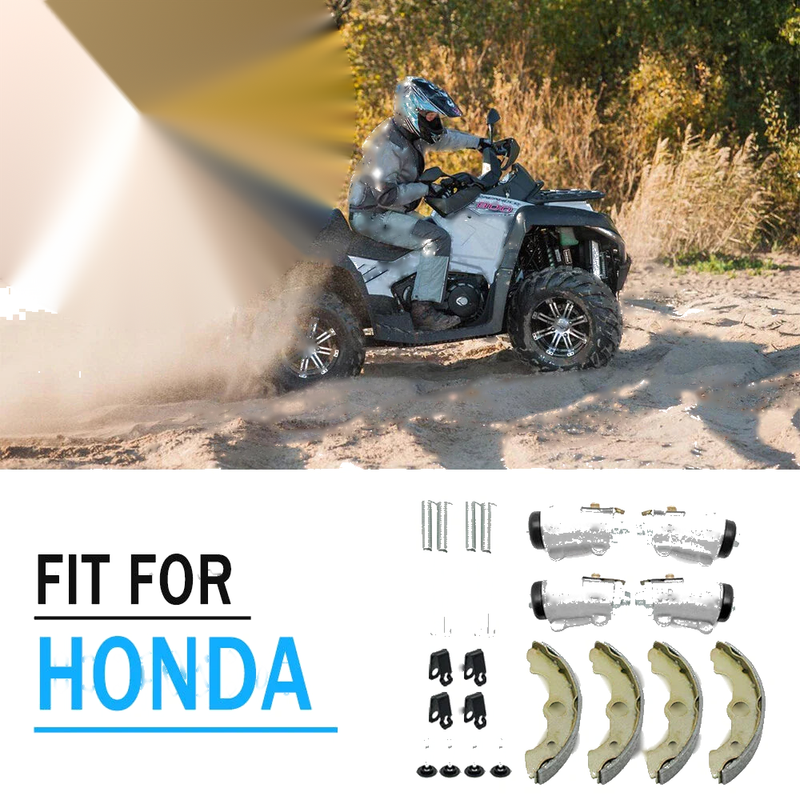 Honda Foreman 450 TRX450 Front Brake Wheel Cylinders & Shoes Pin (1998–2004)