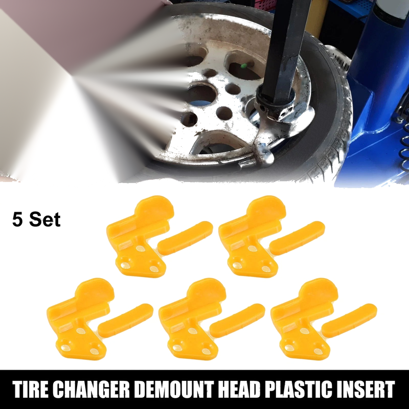 5x Demount Head Plastic Insert / 2.01x2.36x0.87 / Motorcycle Tire Changer