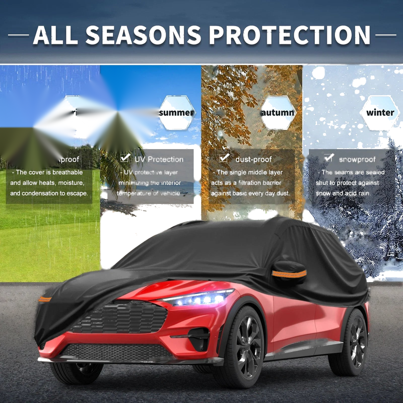 Ford Mustang Mach E Waterproof 210D-PU Car Cover (2021-2023)