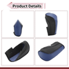 Ford Fiesta (2009-2012) Black Blue Faux Leather Car Gear Shift Knob Cover