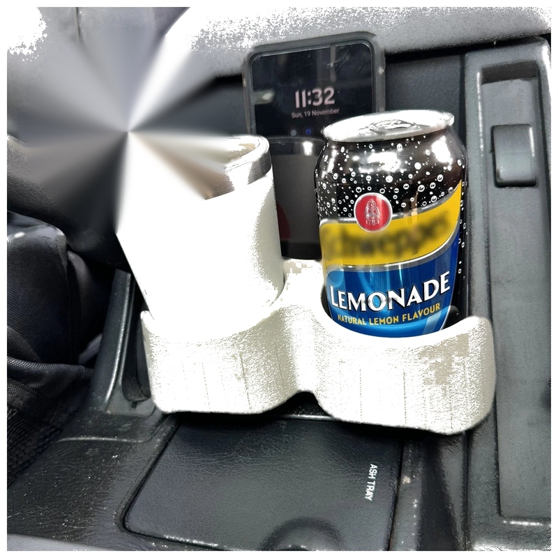Nissan Patrol GU Y61 Cupholder for Two Large Cups Beige Multiple Cup Holder