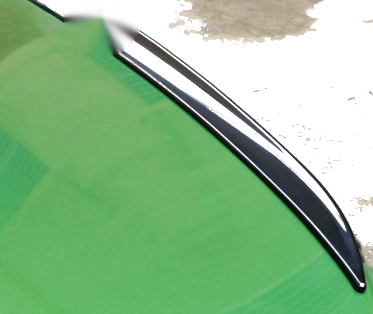 Car Rear Tail Spoiler 120CM Car Roof Black TPU Trunk Lip Soft Wing