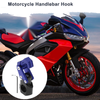 Blue Rectangle Aluminum Alloy Motorcycle Hanging Hook Hexagon Wrench 1 Set