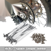 Motorcycle Wheel Spokes / 36pcs 4mm Dia 170mm Length /