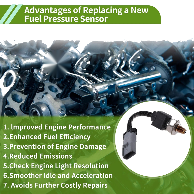 Volvo VNL (2014) 1 Pc Fuel Injection Pressure Sensor
