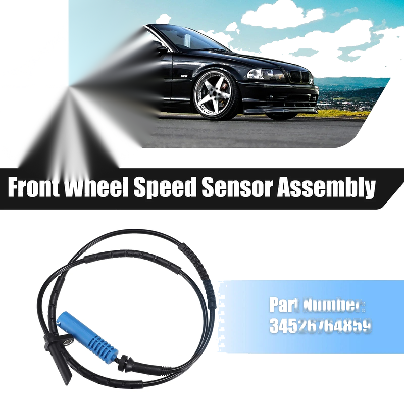 BMW 328i Base 3.0L L6 ABS Wheel Speed Sensor Rear Left & Right