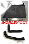 Holden Kingswood HQ-HZ 3 Row Radiator + Black Hose (1971-1984)