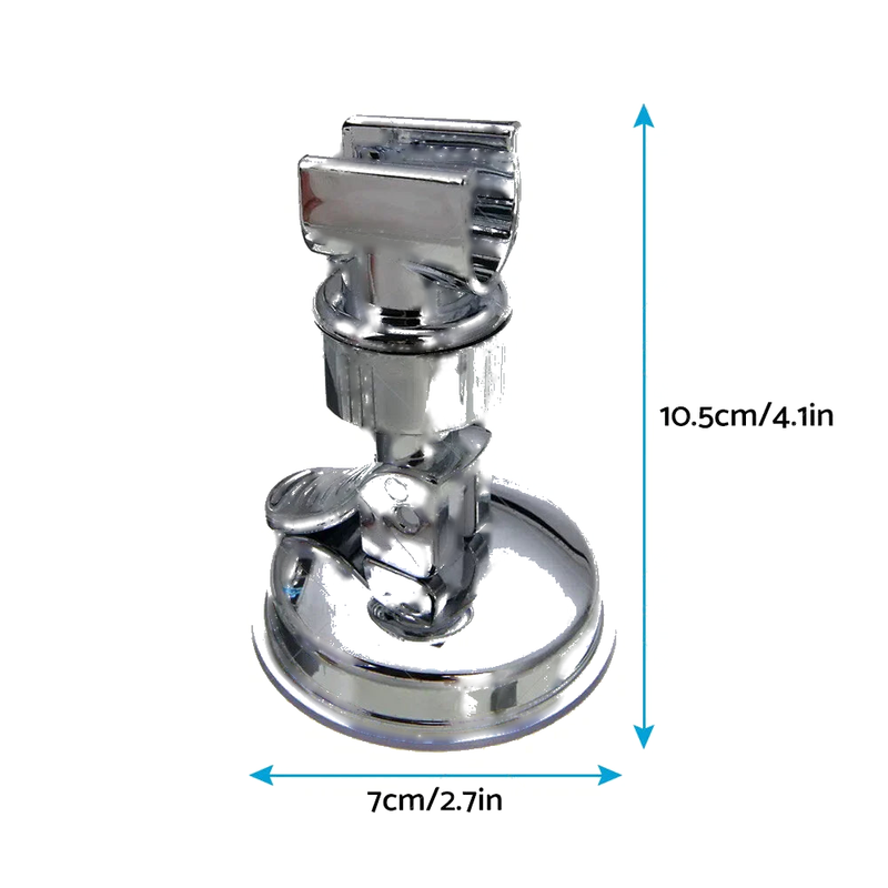 Bathroom Wall Mount Adjustable Bracket Suction Shower Head Holder