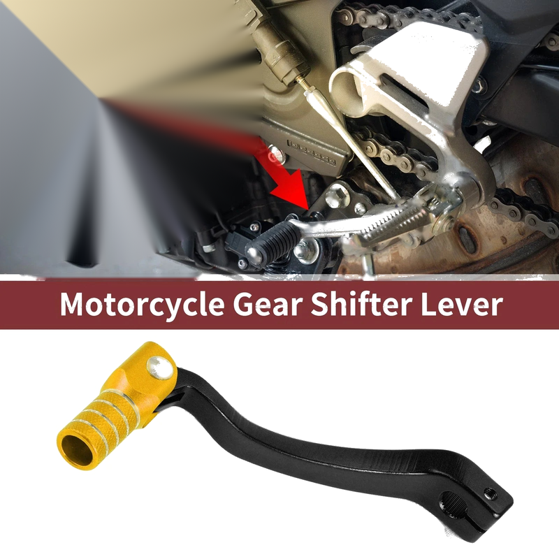 Kayo T6 Gold Tone 1 Pc Folding Gear Shifter Lever