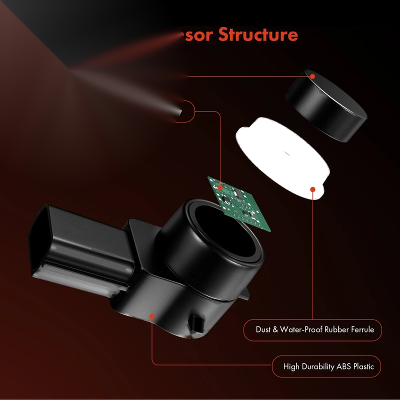 Ford Focus Fusion Saab 9-3 4x Front/Rear Side Parking Sensor (1998–2013)