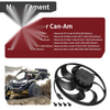 Can Am Maverick X3 Max Turbo R Radiator Cooling Fan (2017–2024)