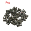 20pcs Army Green 6mm Motorcycle Panel Screw Base Card Fixing Clip Spring Pad