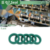 Oil Seal Rotary Shaft Seal TPU 20x28x6mm High Pressure Green 5 Pcs