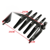 Harley Touring Backrest Sissy Bar Dock Hardware Luggage Rack (2009-2013)