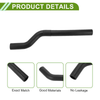 Toyota Camry (1992-2001) Rubber Black 1 Pc Radiator Coolant Hose