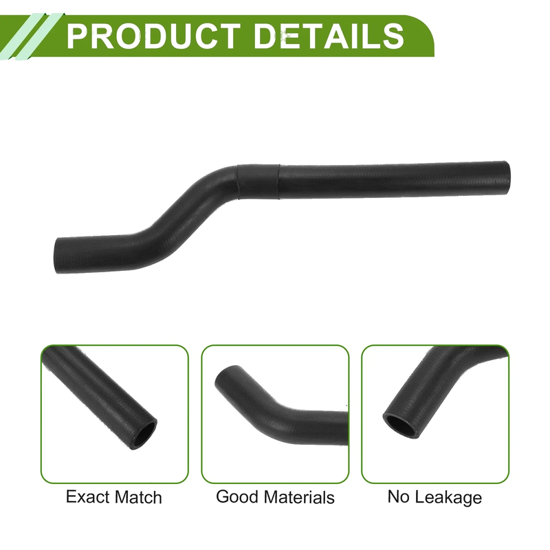Toyota Camry (1992-2001) Rubber Black 1 Pc Radiator Coolant Hose