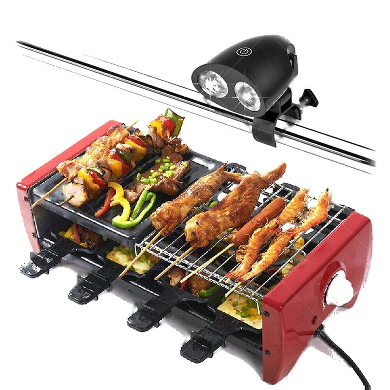 Outdoor Cooking Super Bright LED BBQ Grill Light 360° Rotating