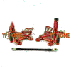 Kawasaki Ninja ZX6R (2003-2004) - Red Rearsets Footrest Pegs