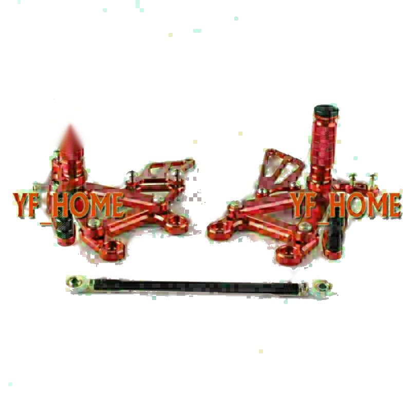 Kawasaki Ninja ZX6R (2003-2004) - Red Rearsets Footrest Pegs
