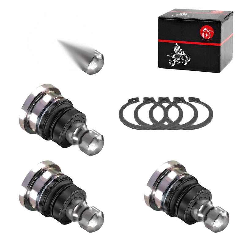 POLARIS RZR XP 1000 / XP TURBO 2014-2023 4Pcs Upper Lower Front Ball Joints