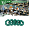 Oil Seal 22x38x8mm Rotary Shaft Seal TPU Green 5 Pcs