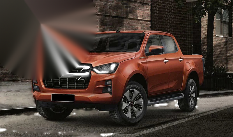 Isuzu D-Max 2 x Black Side Mirror Covers (2020)