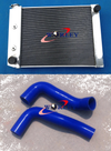 Ford Cortina 6 Cylinder Aluminum Radiator & Hose (1972-1982)