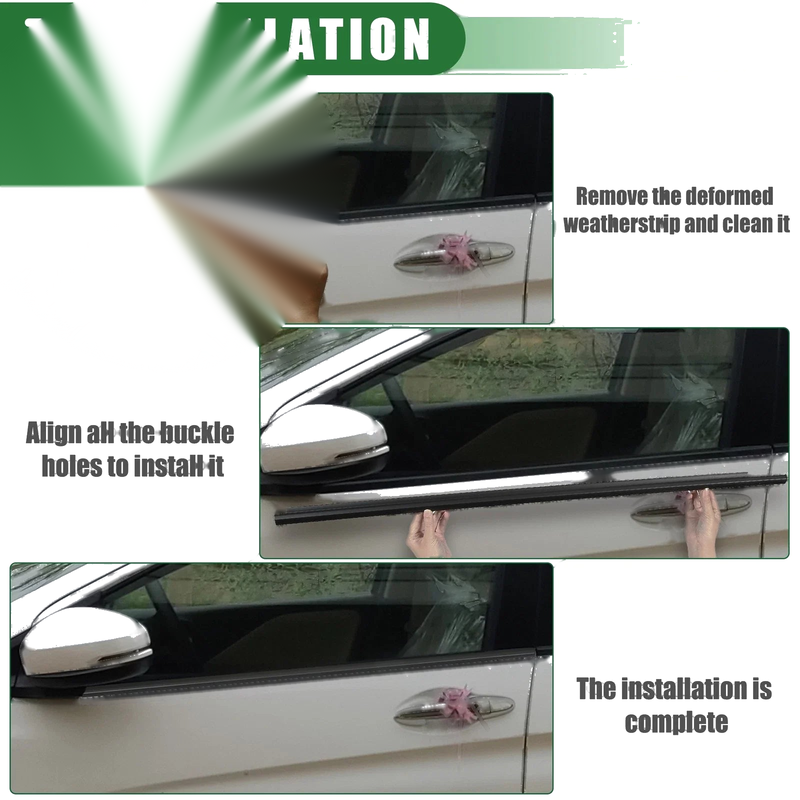 Toyota Prius Outer Window Weatherstrip Trim Seal Belt (2004-2009)