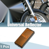 Motorcycle Orange Universal Safety Spoke Reflective with Screw / 56x26mm