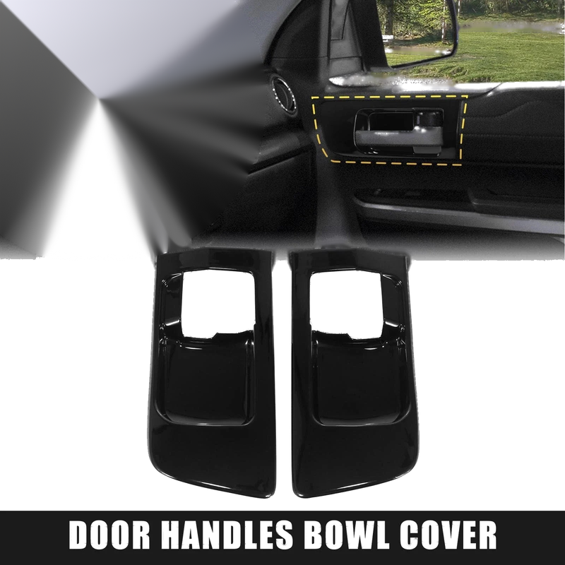 Toyota Tundra 2 x Front Door Handle Bowl Cover Decorated Accessories (2014–2021)
