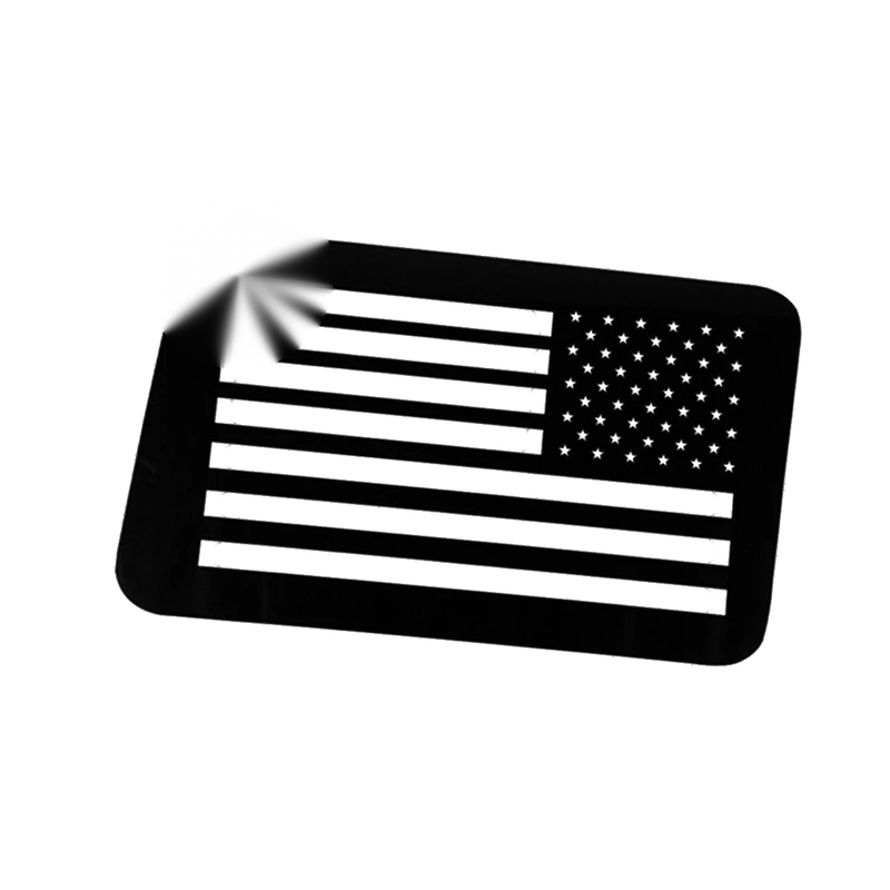 Ford Bronco Black Rear Window USA Flag Decals (2021-2023)