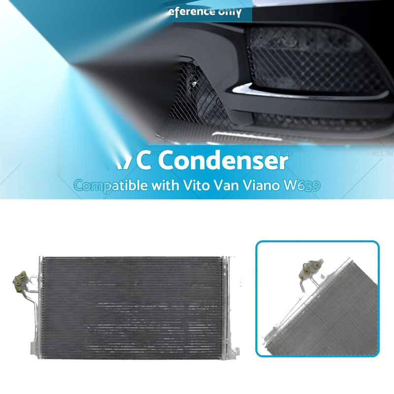 Vito Van Viano W639 A/C Condenser 390mm x 708mm (2003-2014)