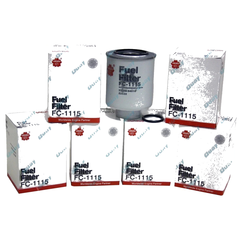 Toyota Hilux 2L 3L 1985-1997 Diesel Fuel Filter 6 Pack - FC1115
