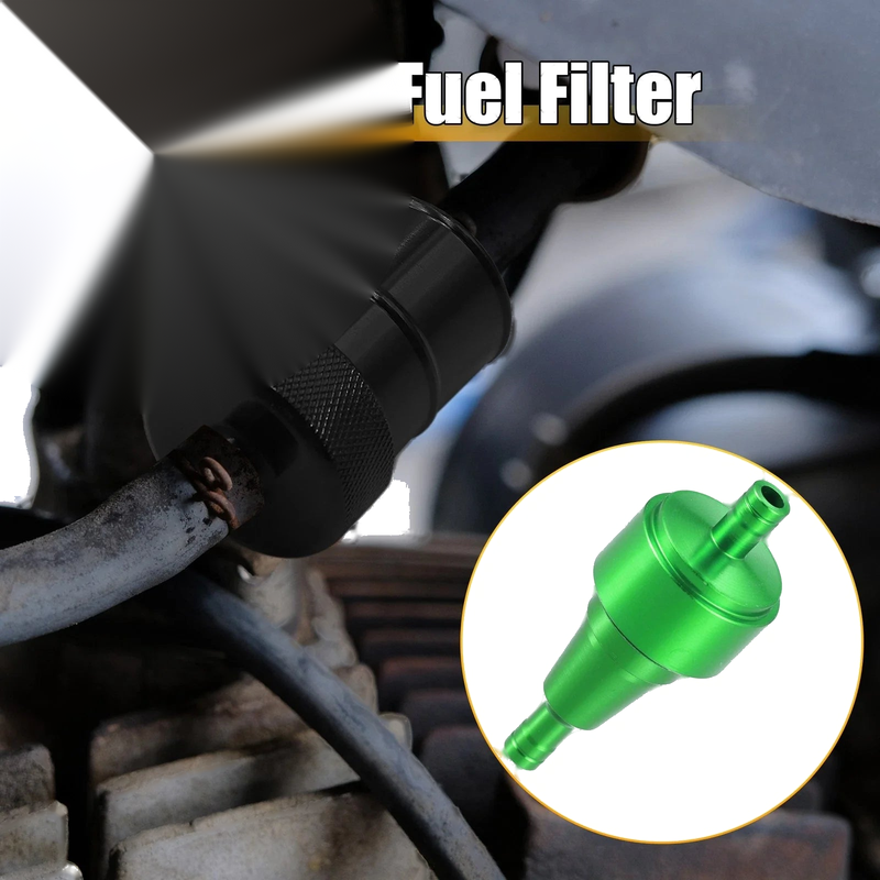 Motorcycle Dirt Bike 59x24mm / Green Fuel Filter /