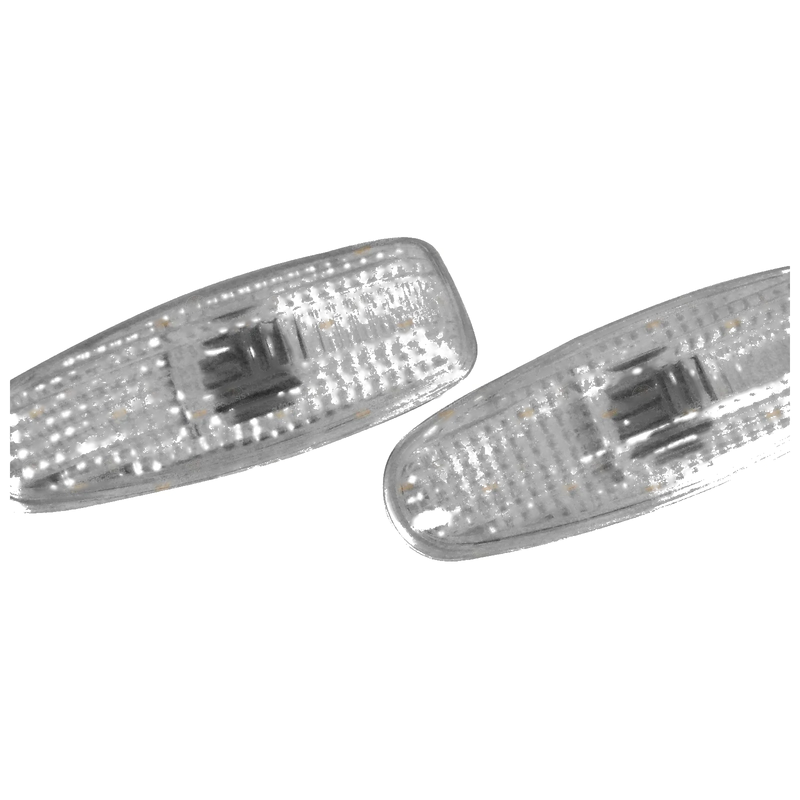 Clear Guard Side Indicator Blinker Repeater Lamps