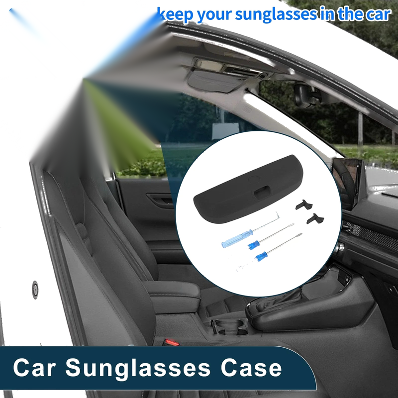 BMW X1 (2010 - 2024) Eyeglasses Holder Storage Box Black Sunglasses Case