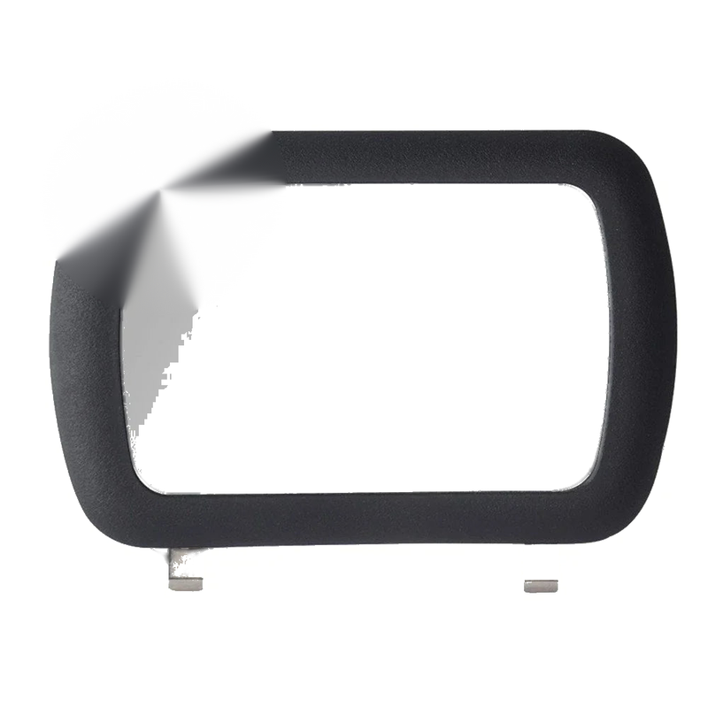 Car - Cosmetic Mirror x1 Black Clip-on Sun Visor Vanity Mirror
