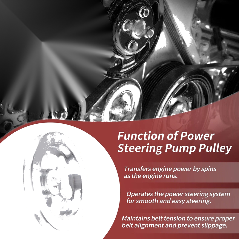 Chevy SBC 350 Single Groove Power Steering Pump Pulley