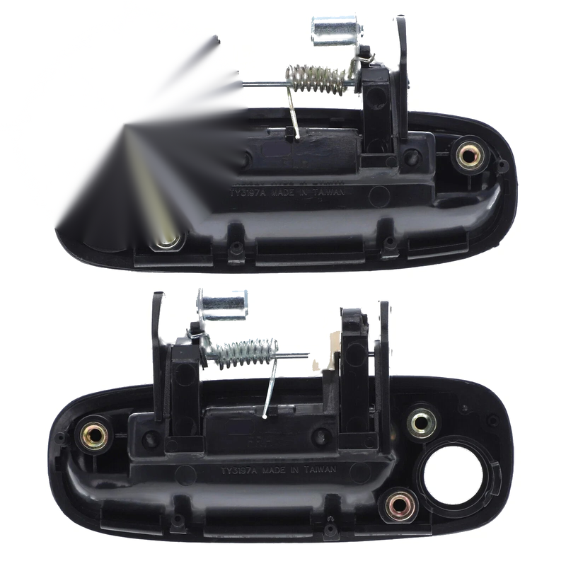 Toyota Corolla (1997-2002) Black Front Rear Outer Door Handle Set of 4