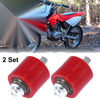2 x 8mm Motorcycle Chain Pulley Roller Slider Wheel Guide Red