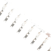 50Pcs License Plate Light Crimp Terminals  (N/A)