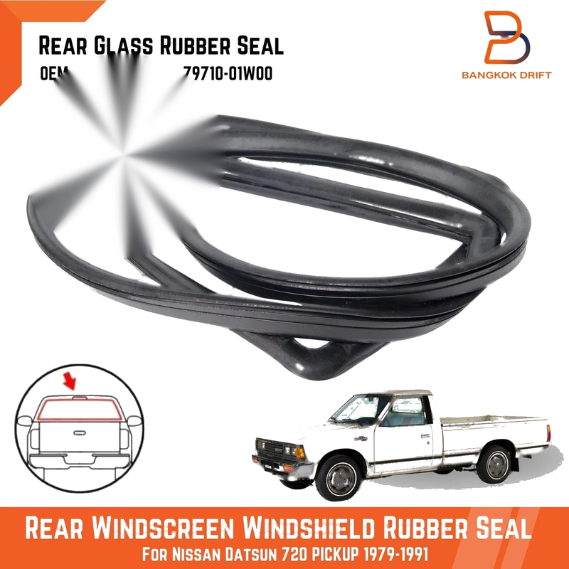Nissan UTE 720 Datsun Rear Window Weatherstrip Seal (79-86)