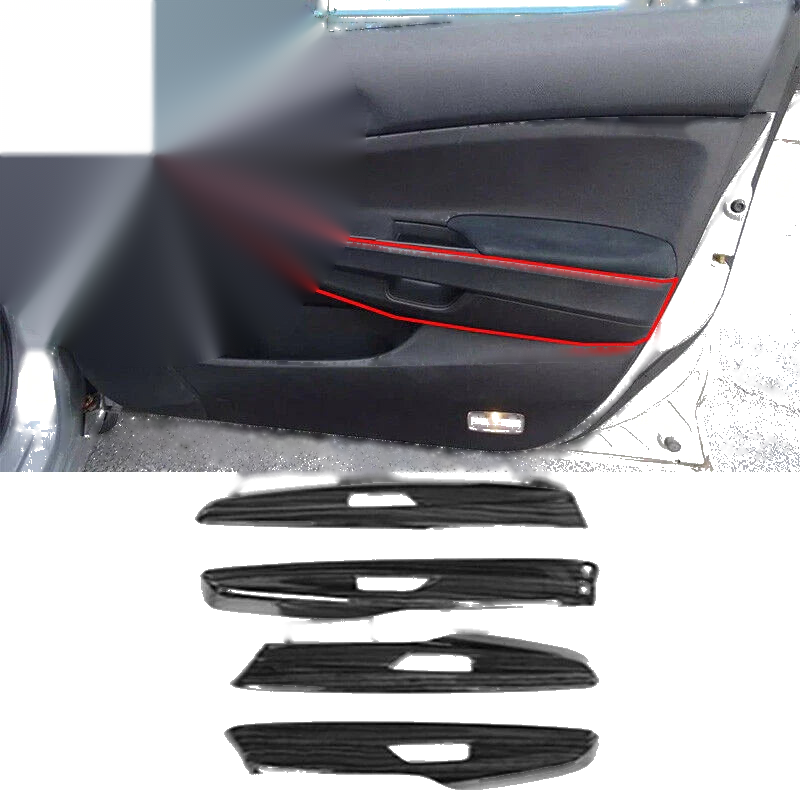 Honda Accord Inner Door Handle Panel Strip Trims Wood Grain (2008–2012)