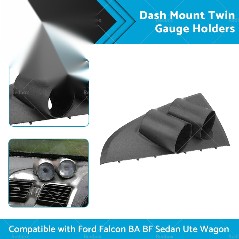 Ford Falcon BA BF 52mm Twin Gauge Dash Mount Holder (2002-2008)