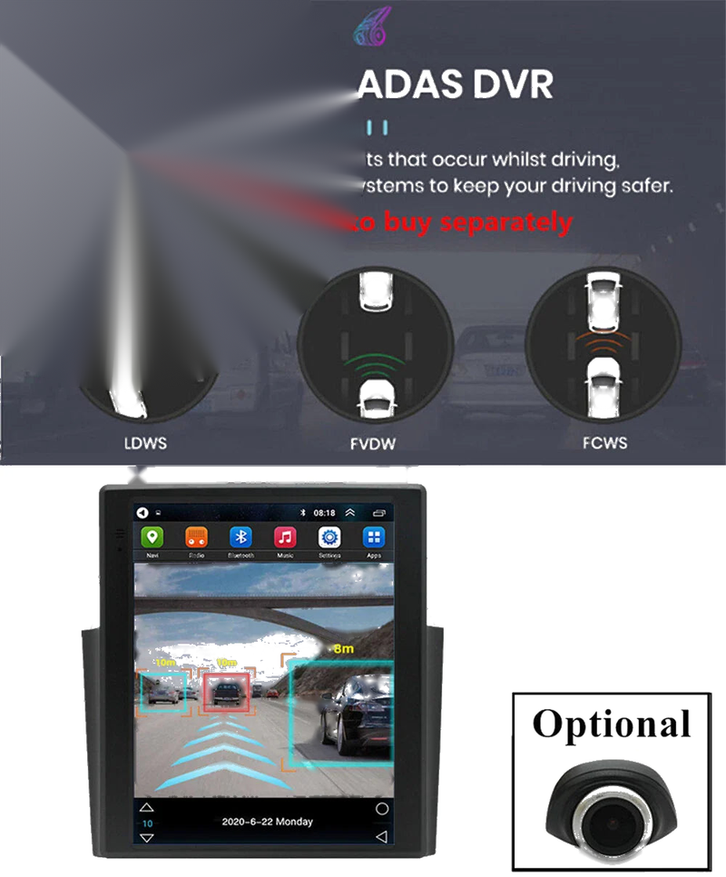 Fiat Doblo 9.7'' Vertical Car Stereo Radio GPS WiFi OBD RDS (2015-2019)