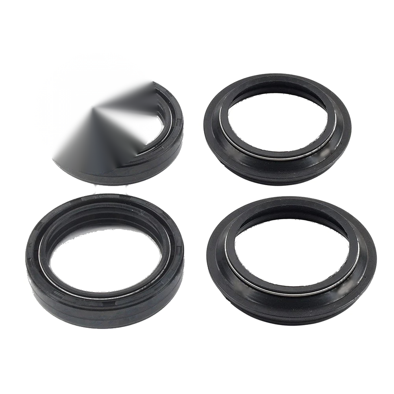 4 Pcs 47X58 MM Motorcycle Front Fork Damper Shock Absorber Seal