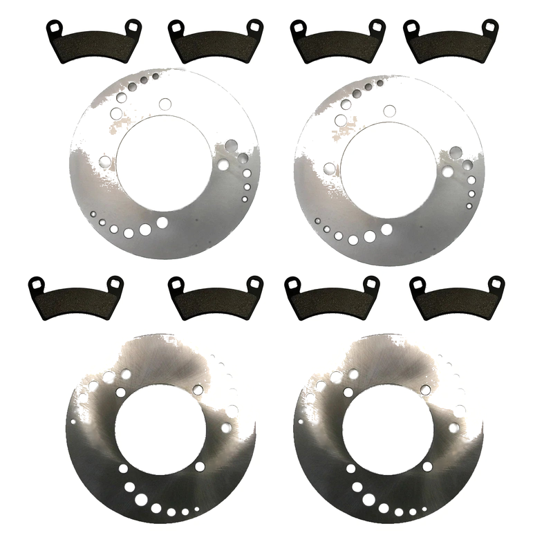 Polaris Ranger 800 Front & Rear Brake Rotors & Pads (2010–2017)