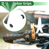 Motorcycle 25mm Hand Grips Cover Handlebar Grips TPU White