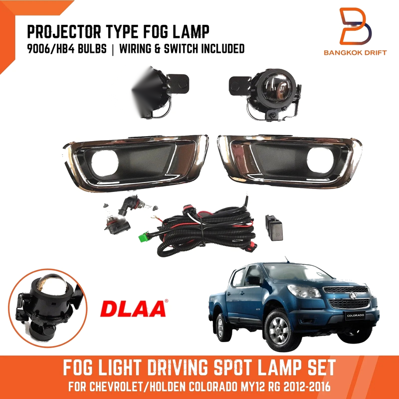 Holden Colorado RG DLAA  Projector Fog Driving Lights (2012-2016)